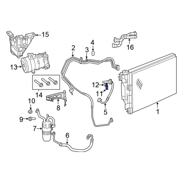 A/C Refrigerant Pressure Sensor