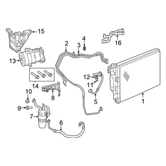 Chrysler OE - A/C High Side Charging Adapter