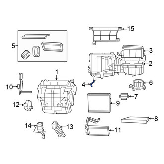 Chrysler OE - A/C Evaporator Drain