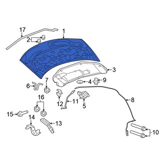 Chrysler OE - Front Hood Panel