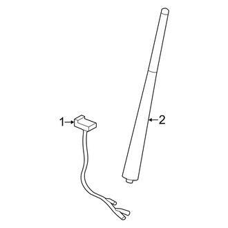 Chrysler OE - Electrical - Antenna (W/O Satellite Radio)