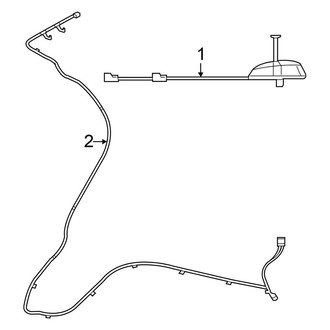 Chrysler OE - Electrical - Antenna (With Satellite Radio)