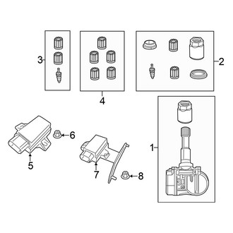 Chrysler OE - Electrical - Tire Pressure Monitor Components