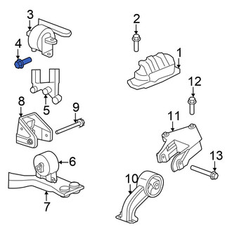 Chrysler OE - Automatic Transmission Mount Bolt