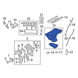 Chrysler OE - Lower Engine Oil Pan