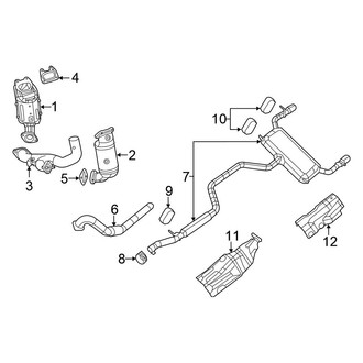 Chrysler OE - Exhaust System - Exhaust Components (Flex)