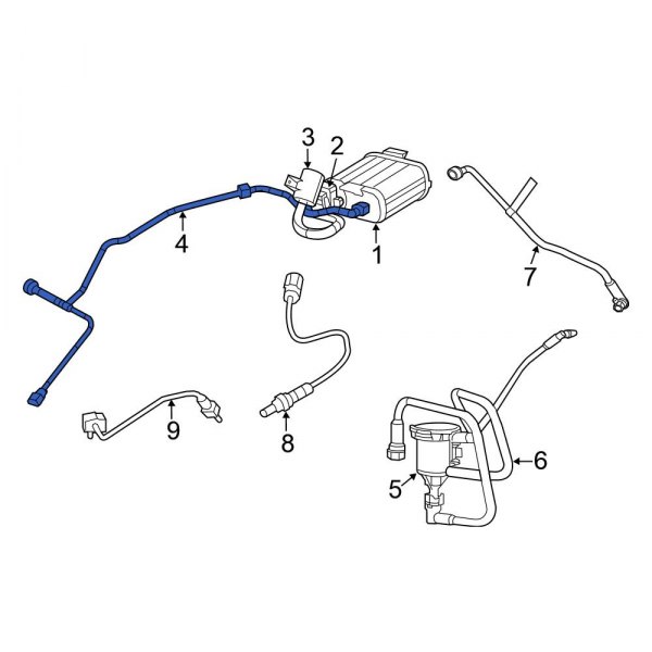 Evaporative Emissions System Lines