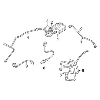 Chrysler OE - Emission System - Emission Components (W/O PZEV), (2.4L)