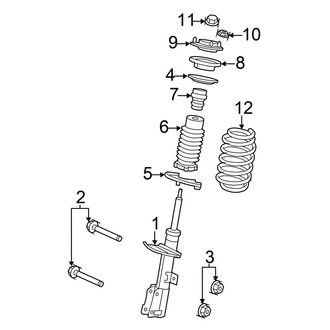 Chrysler OE - Front Suspension - Struts & Components