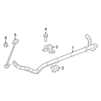 Chrysler OE - Front Suspension - Stabilizer Bar & Components