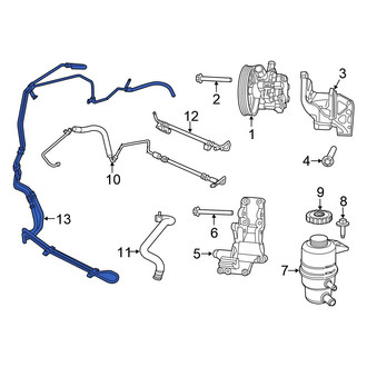 Chrysler OE - Power Steering Cooler