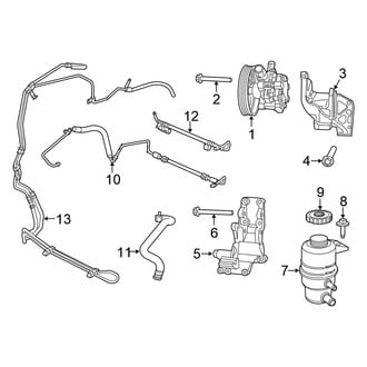 Chrysler OE - Steering Gear & Linkage - Pump & Hoses (2.4L)