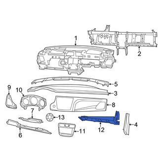 Chrysler OE - Instrument Panel Knee Bolster