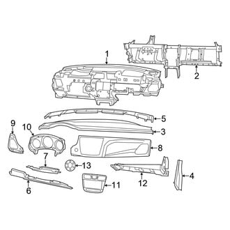 Chrysler OE - Instrument Panel Components