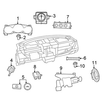 Chrysler OE - Instrument Panel - Cluster & Switches
