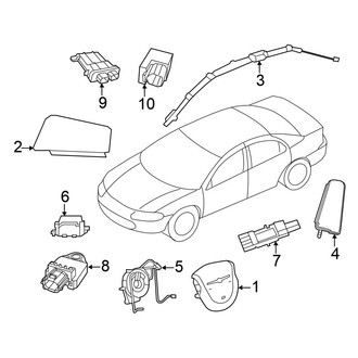 Chrysler OE - Restraint Systems - Air Bag Components