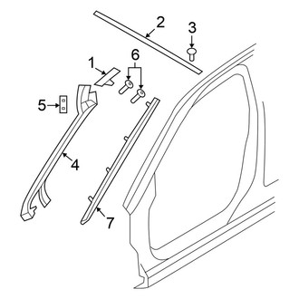 Chrysler OE - Roof - Exterior Trim (Convertible)