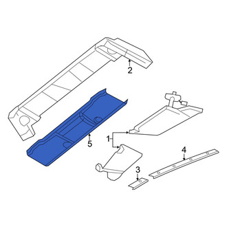 Chrysler OE - Roof Header Panel