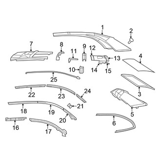 Chrysler OE - Retractable Top - Top & Components (Limited / S / Touring Convertible)
