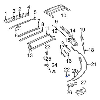 Chrysler OE - Convertible Top Wiring Harness