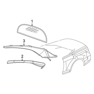 Chrysler OE - Retractable Top - Interior Trim (Convertible)