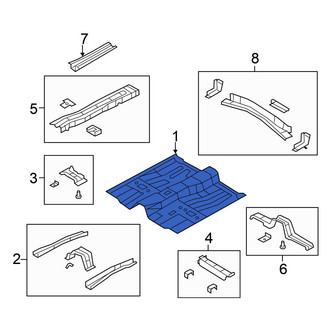 Chrysler OE - Front Floor Pan