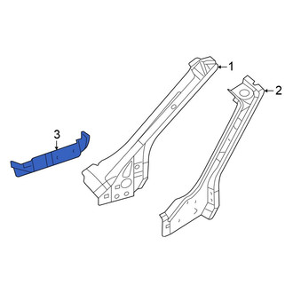 Chrysler OE - Left Body A-Pillar Reinforcement