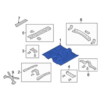 Chrysler OE - Front Floor Pan