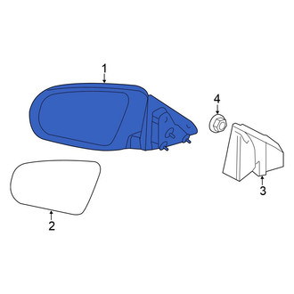 Chrysler OE - Front Right Door Mirror