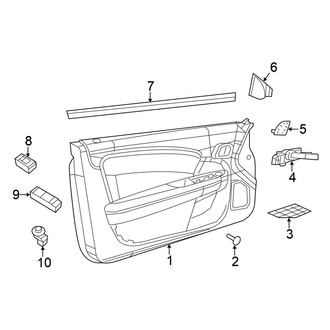 Chrysler OE - Door - Interior Trim (Convertible)