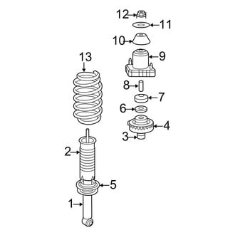 Chrysler OE - Rear Suspension - Shocks & Components