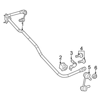 Chrysler OE - Rear Suspension - Stabilizer Bar & Components