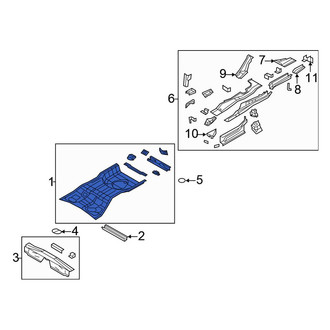Chrysler OE - Rear Floor Pan