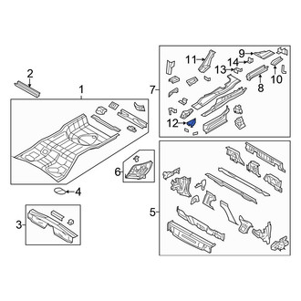 Chrysler OE - Rear Left Frame Stiffener