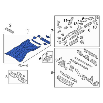 Chrysler OE - Rear Floor Pan