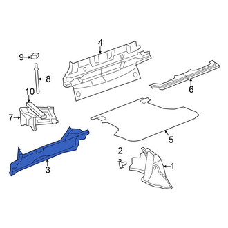 Chrysler OE - Rear Trunk Trim Panel