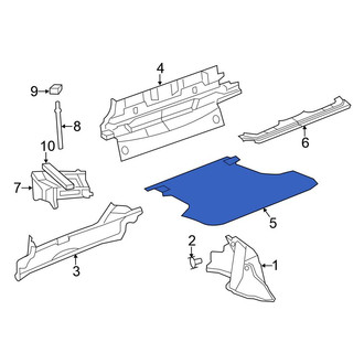 Chrysler OE - Rear Trunk Mat
