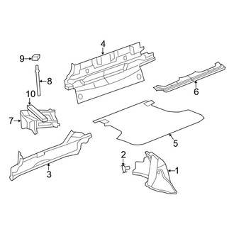 Chrysler OE - Rear Body & Floor - Interior Trim (Convertible)