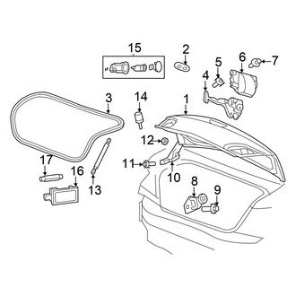 Chrysler OE - Trunk Lid - Lid & Components (Sedan)