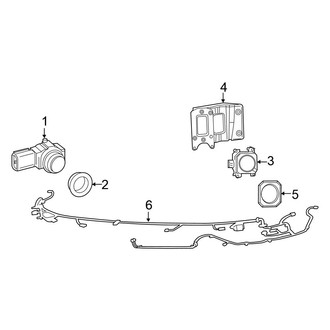 Chrysler OE - Front Bumper & Grille - Electrical Components