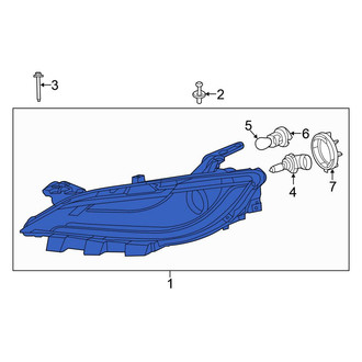 Chrysler OE - Front Right Headlight Assembly