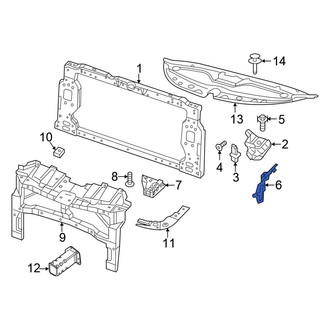 Chrysler OE - Left Headlight Bracket