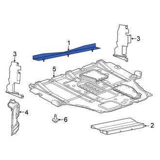 Chrysler OE - Upper Radiator Support Panel Seal