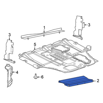 Chrysler OE - Lower Radiator Support Panel Seal