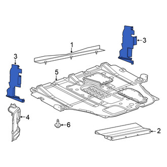 Chrysler OE - Front Radiator Support Baffle