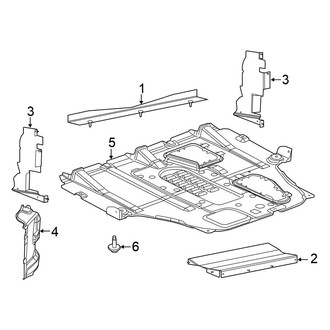 Chrysler OE - Radiator Support - Splash Shields