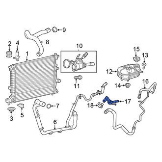 Chrysler OE - Engine Coolant Overflow Hose
