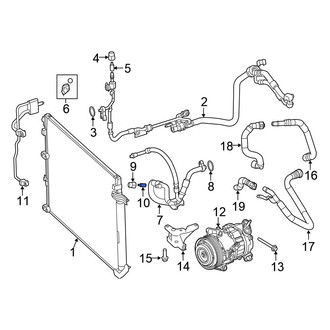 Chrysler OE - A/C Service Valve Core