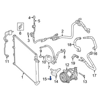 Chrysler OE - A/C Condenser Mount Bolt