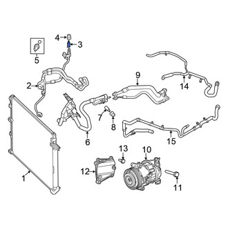 Chrysler OE - A/C Service Valve Core